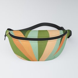 Colorful Agave Painted Cactus Illustration Fanny Pack