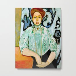Henri Matisse - Greta Moll 1908 Metal Print | Oil, 1908, Gretamoll, Painting, Henrimatisse 
