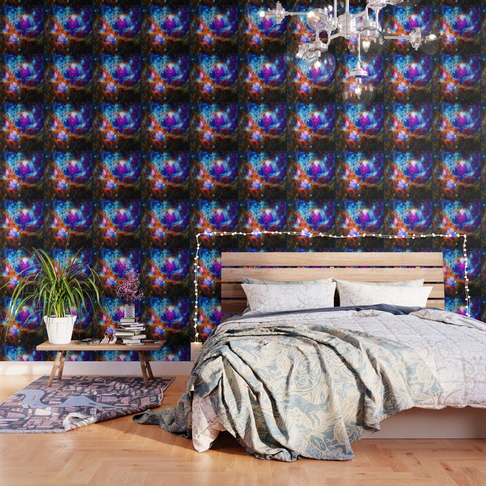 Cosmic Winter Wonderland Wallpaper By Jjbzz Society6