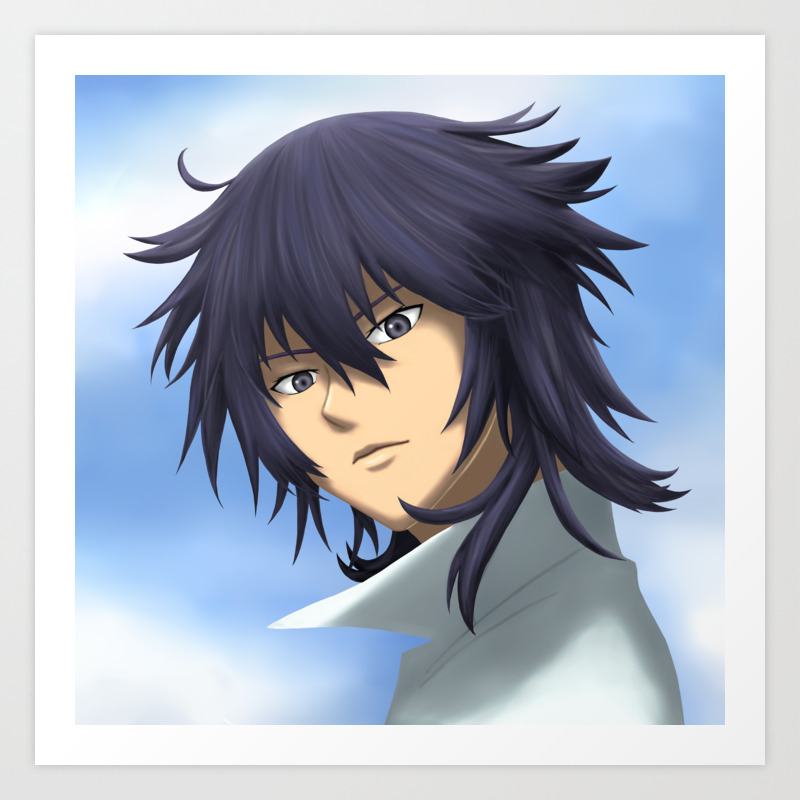 Get Wallpaper Shiki Anime Fanart Yuuki Natsuno Art Print By Jadelim Society6 For Android