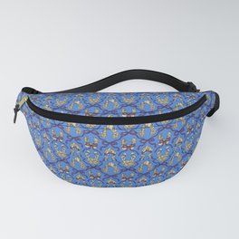 Wigs n Ribbons Blue Fanny Pack