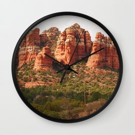 A Path Through Sedona Wall Clock | Az, Cactus, Redrocks, Color, Rocks, Redsand, Sedona, Digital, Arizona, Cacti 