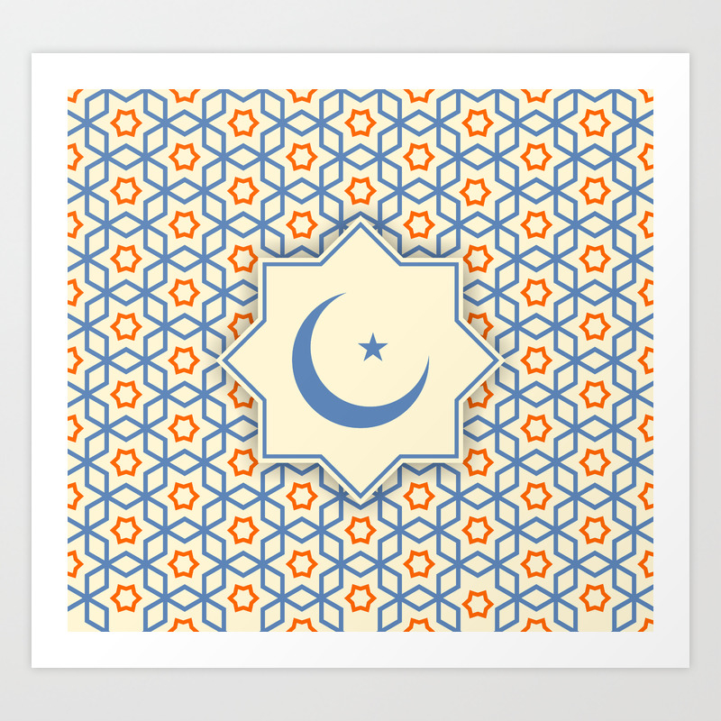 Islamic Geometric Pattern Art Print By Tony4urban Society6,Free Certificate Design Template Ppt