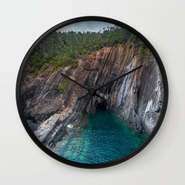 Barcode Rock Wall Clock | Rockcave, Clearwater, Rocks, Virginisland, Cave, Watercave, Island, Islandlife, Water, Vacation 