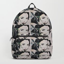 Monika Bellucci Backpack | Movies, Blackandwhite, Monikabelluci, Actress, Watercolor, Abstract, Ink, Portrait, Painting, Malena 