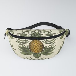 arcadia pineapples - multicolored on cream Fanny Pack