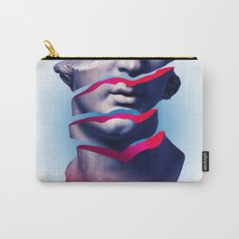 statue Carry-All Pouch | Stone, Bust, Graphicdesign, Vapowave, Greek, Ancient, Statue, Aesthetic, Art, Marble 