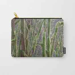 YOUNG RAINFOREST VINE MAPLES Carry-All Pouch | Digital, Color, Pattern, Digitalmanipulation, Woodland, Trees, Forest, Pacificnorthwest, Moss, Rainforest 