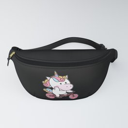 Unicorn Donut Tire Pastry Bicycle Cyclist Fanny Pack