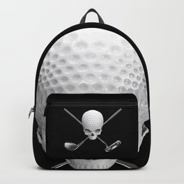 Fairway to Hell Backpack | Spooky, Hell, Scary, Clubs, Club, Creepy, Graphicdesign, Competition, Bone, Halloween 