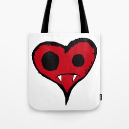 Heart Vampire Tote Bag