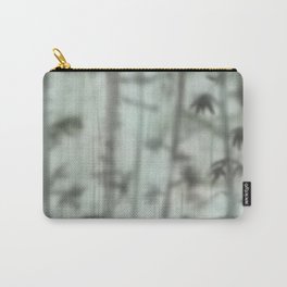 Chilly Bamboo Carry-All Pouch | Graphicdesign, Digital, Rain, Frost, Bamboo, Plants, Pattern, Green 