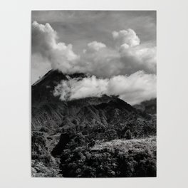 Volcano Eruption Mount Merapi Yogyakarta Java Island Indonesia Poster