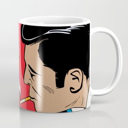 The smoker Coffee Mug | Graphic Design, Adult, Form, Male, Graphic, Smoker, Pollution, Sketch, Strong, Boy 