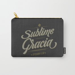 Sublime Gracia Carry-All Pouch | Digital, Gospel, Calligraphy, Lion, Sublime, Love, Graphicdesign, Gracia, Typography, Theholybible 