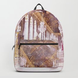 Palace Ballroom Backpack | Regal, Chandelier, Luxury, Gilded, Gold, France, Castle, Graphicdesign, Digital, Chandeliers 