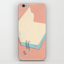 Invite to reading iPhone Skin