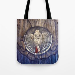 Embrace Fear / Little Red Riding Hood Fairy Tale Wolf Girl Wolves Owl Moon Night Dark Forest Woods Tote Bag