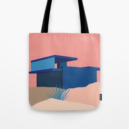 Kaufmann Desert House Blue - Rosé Tote Bag