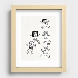 zombies Recessed Framed Print