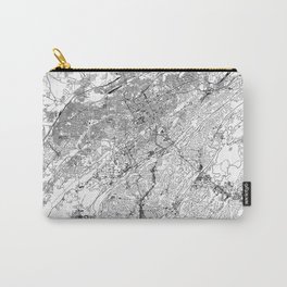 Birmingham White Map Carry-All Pouch