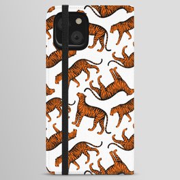 Tigers (White and Orange) iPhone Wallet Case