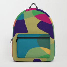 Color Field BA Abstract 17 Backpack | Colorful, Illustration, Abstractart, Modern, Shapeart, Midart, Trend, Centuryart, Midcentury, Interiors 