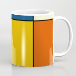 Minimalist Abstract Squares 3 Coffee Mug | Homesquares, Minimalistsquares, Geometricdecor, Minimaldecor, Abstractsquares, Yellow, Retrosquares, Minimalistabstract, Minimalismdecor, Midcenturymodern 