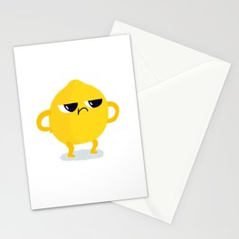 Grumpy Sour Lemon Stationery Cards