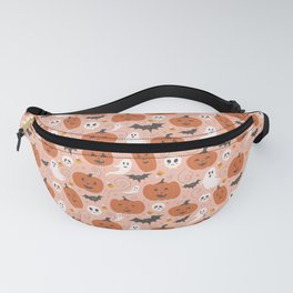 Pumpkin Party on Blush Pink Fanny Pack