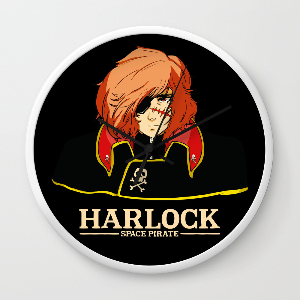 Wallpaper Captain Harlock Tv Shows Wall Clock By Garabutto Society6 HD