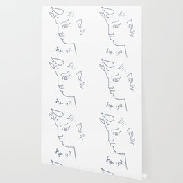 Pablo Wallpaper For Any Decor Style Society6,Face Spider Man Line Art