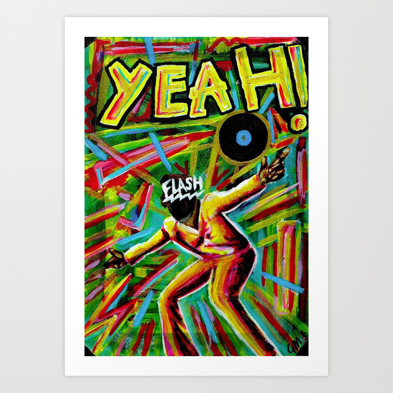 Grandmaster Abstract Colourful Poster Design Art Print By