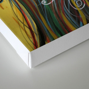 Abstract Art Portrait Face Woman Girl Painting Memories Canvas