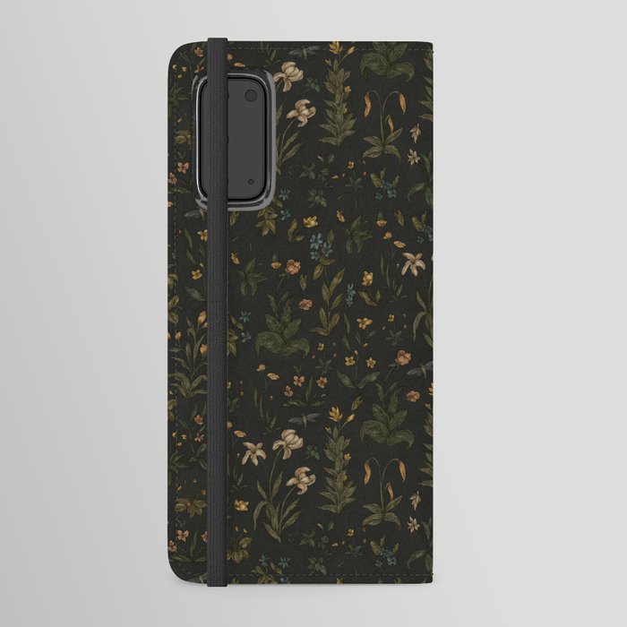 Old World Florals Android Wallet Case