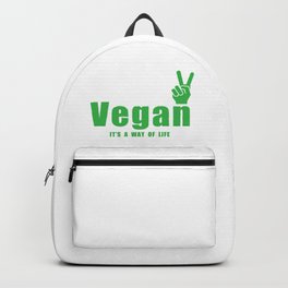 Vegan / It's a way of life Backpack