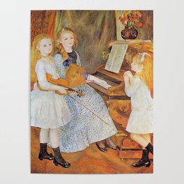Pierre Auguste Renoir Piano Lessons 1888 Poster