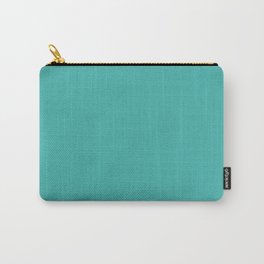 Verdigris Cyan Carry-All Pouch | Verdigris, Cyan, Solidcyan, Solidcolor, Pattern, Graphicdesign, Greencyan, Cyancolor, Abstract, Digital 