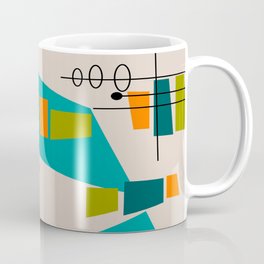 Mid-Century Modern Abstract Coffee Mug