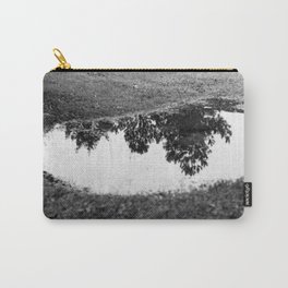 Reflection Carry-All Pouch | Landscape, Black and White, Curated, Photo, Nature 