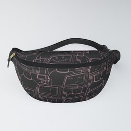 Focus On The Good (Black and Pink) Fanny Pack