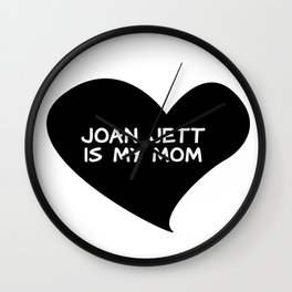 Loving Joan Wall Clock | Popart, Jett, Heart, Joan, Joanjett, Mom, Art, Love, Runaways, Blackheart 