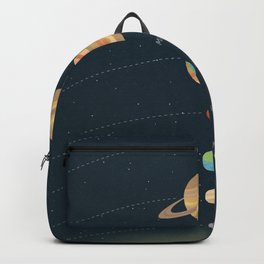 Solar system illustration Backpack | Stars, Rocket, Solar, Illustrated, Astronaut, Moon, Spaceship, Planets, Vector, Sun 