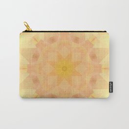 Orange Dream Mandala Carry-All Pouch | Graphic Design, Abstract, Pattern, Digital 