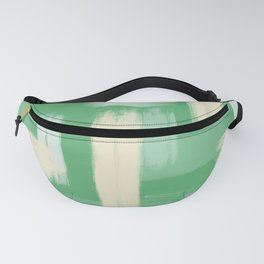 Antique Green Stripes Fanny Pack