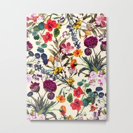 Magical Garden V Metal Print | Botanical, Decor, Exotic, Floral, Pattern, Nature, Flowers, Boho, Garden, Forest 