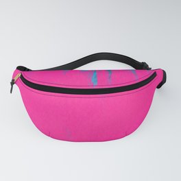 Pink and Blue Abstract 42 Fanny Pack