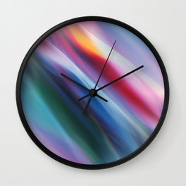 sensorial nature Wall Clock | Digital, Graphic Design, Pattern, Abstract 