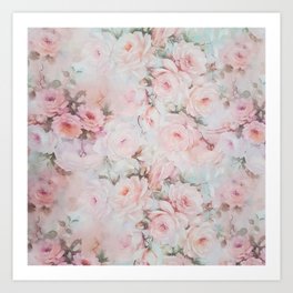 Pastel Floral Art Prints For Any Decor Style Society6