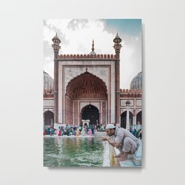 Jama Masjid | Old Delhi, India Metal Print | Middleeast, Travel, Prayer, Nomad, Asian, Jamamasjid, Film, Digital, Arab, Muslim 